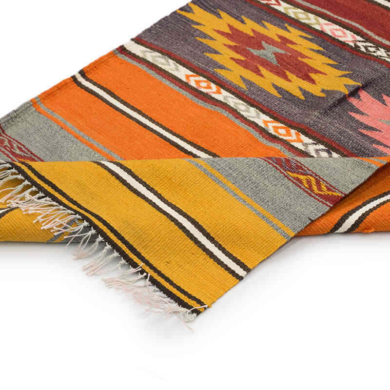 Vintage Manisa Kilim Runner - 1' 10" x 8' 10" (22" x 106") - K0077880