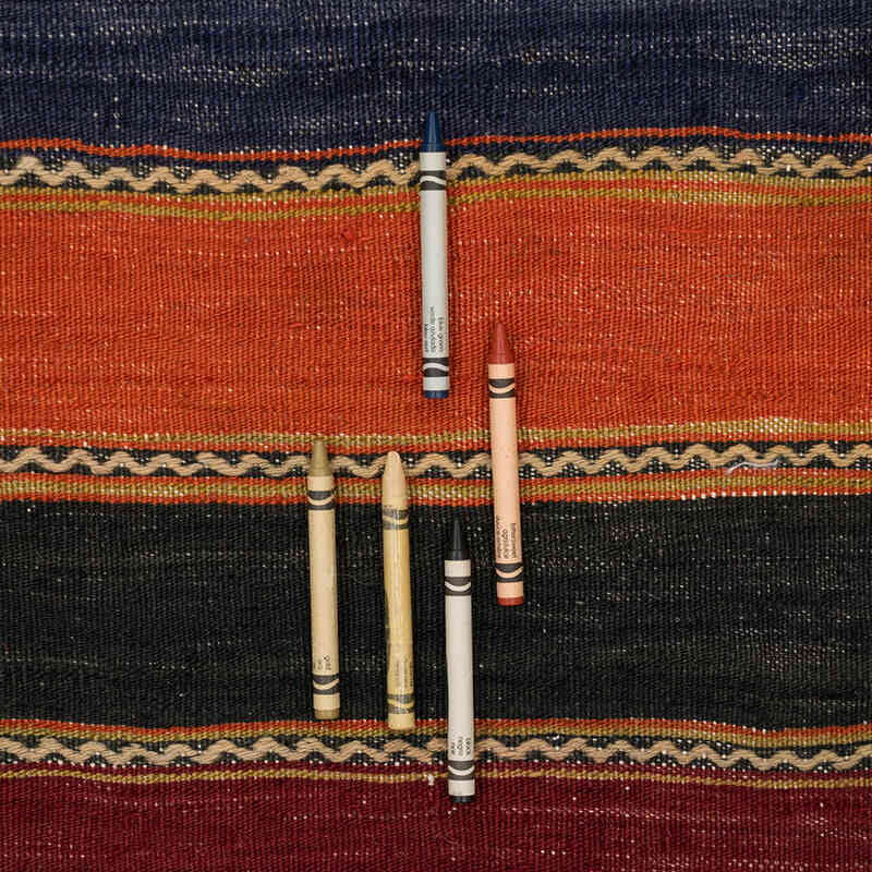 Vintage Sivas Kilim Rug - 6' 2" x 9' 6" (74" x 114") - K0077882