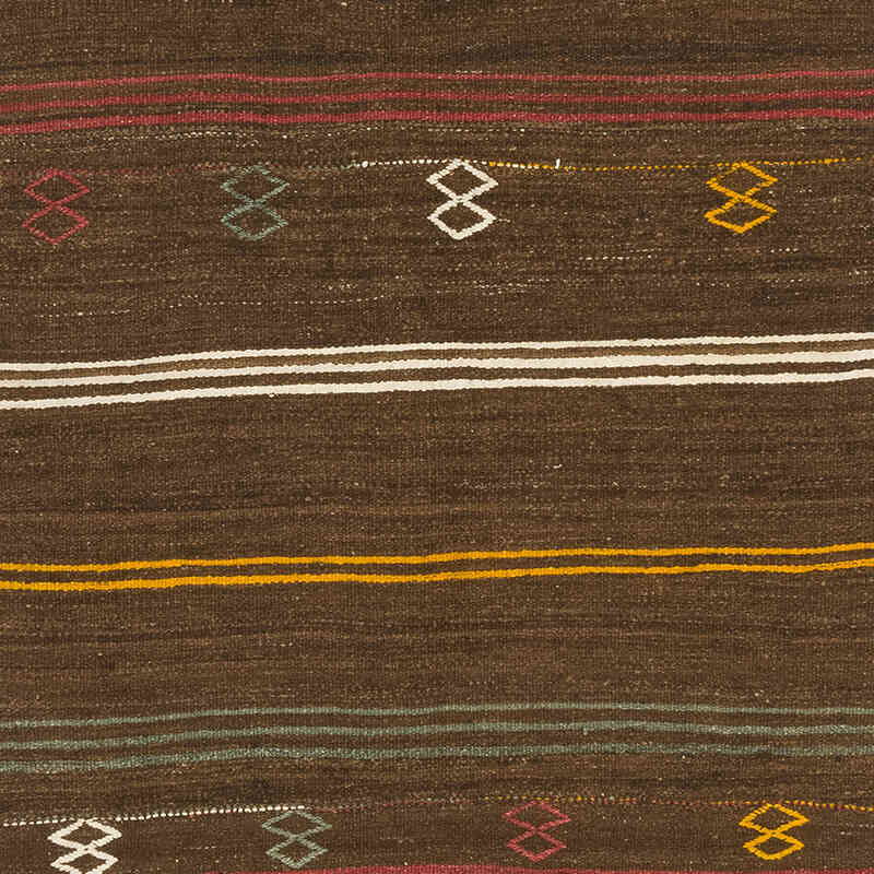 Vintage Anatolian Kilim Rug - 3' 7" x 7' 1" (43" x 85") - K0077883