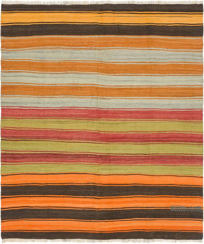 Alfombra Vintage Kilim Turca - 168 cm x 195 cm - K0077885