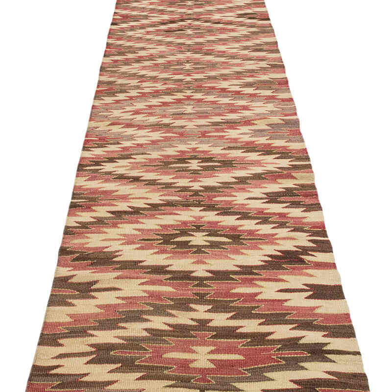 Vintage Denizli Kilim Yolluk - 67 cm x 290 cm - K0077895