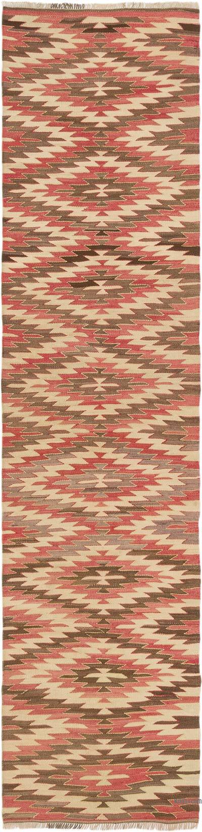 Vintage Denizli Kilim Runner - 2' 2" x 9' 6" (26" x 114")