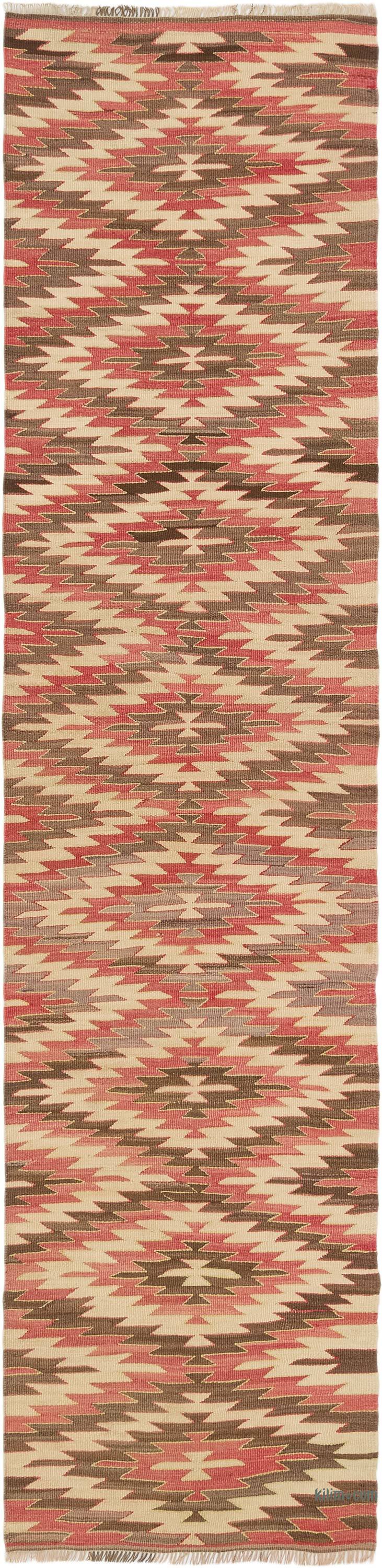 Vintage Denizli Kilim Yolluk - 67 cm x 290 cm - K0077895
