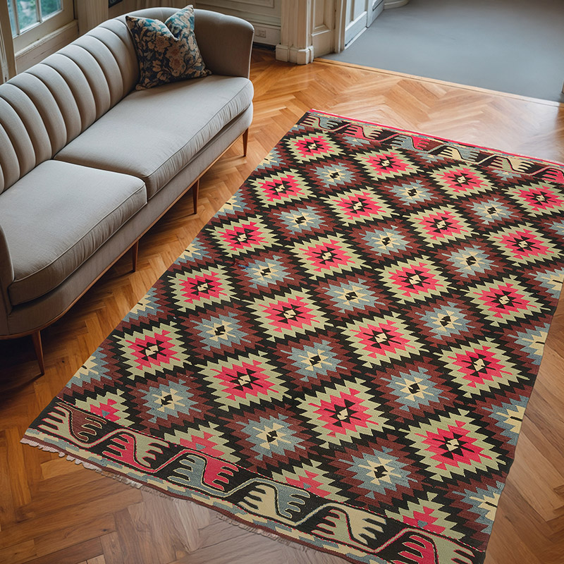 Alfombra Vintage Mihalic Kilim - 196 cm x 302 cm - K0077900