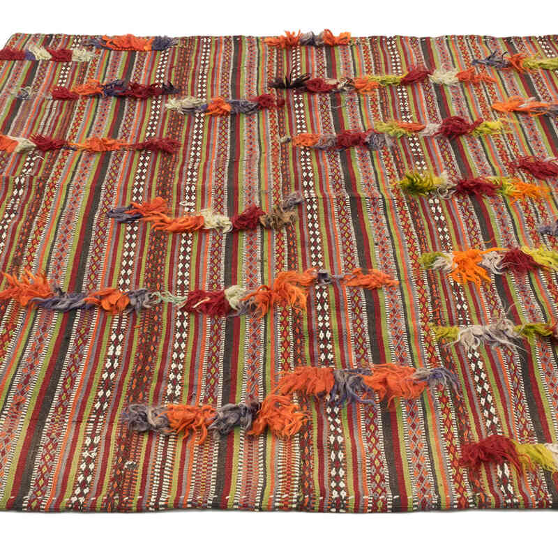 Alfombra Vintage Anatolian Kilim - 145 cm x 190 cm - K0077904