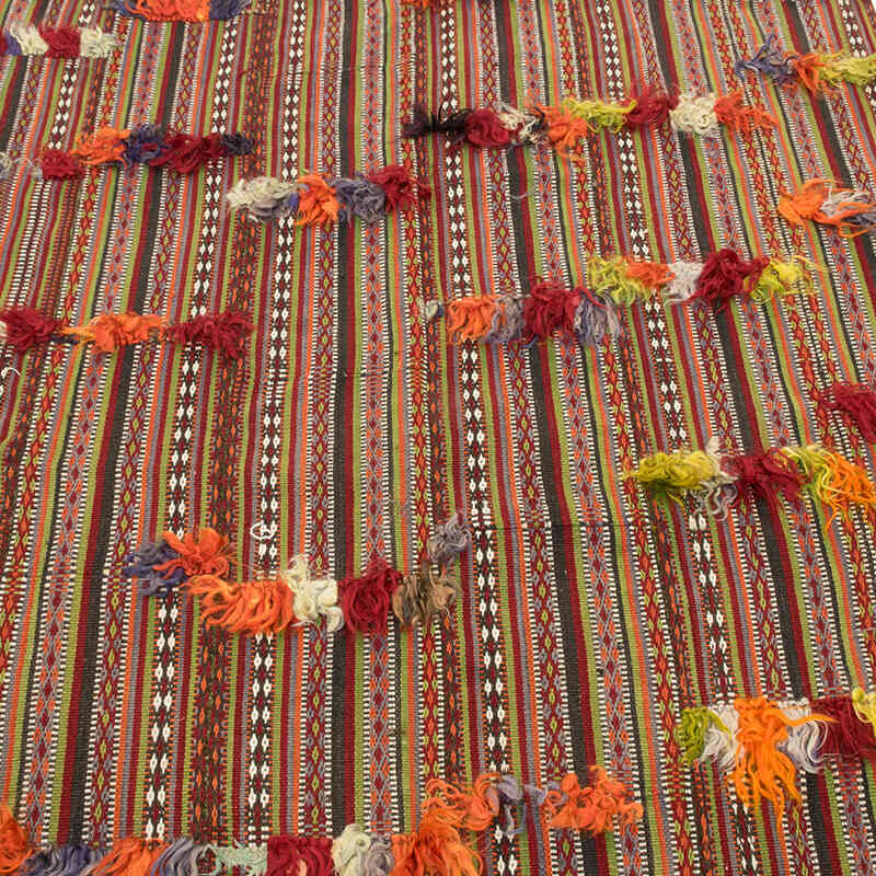 Alfombra Vintage Anatolian Kilim - 145 cm x 190 cm - K0077904