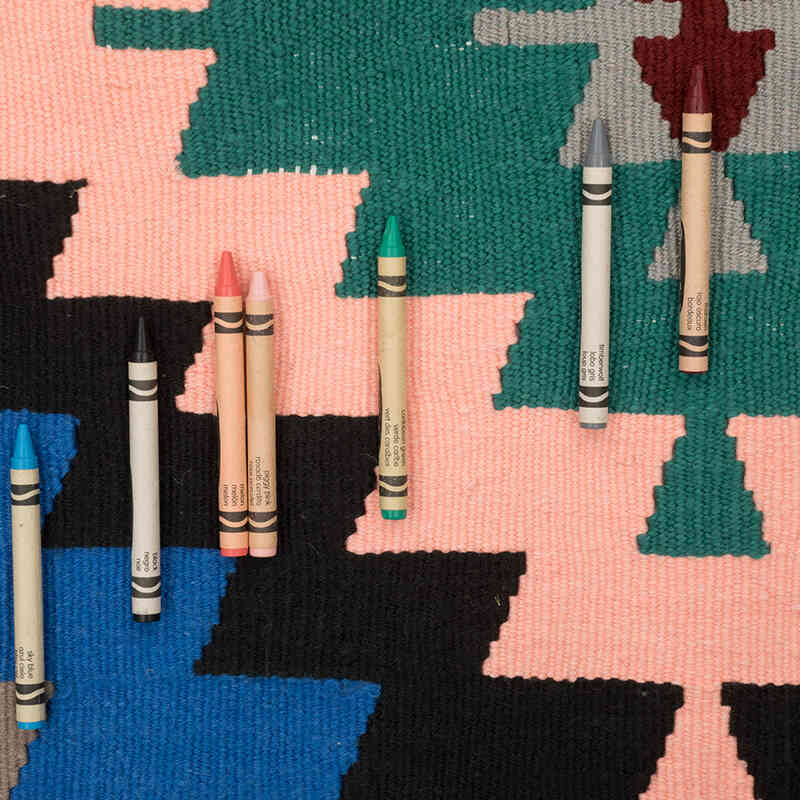 Vintage Turkish Kilim Rug - 5' 7" x 7' 11" (67" x 95") - K0077911