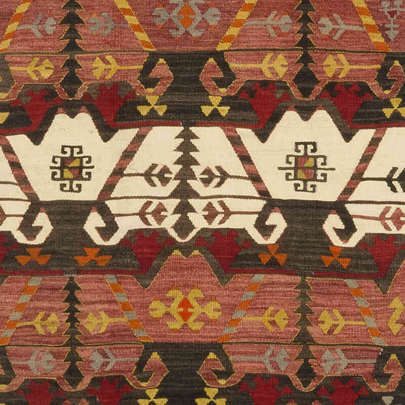 Corredor Vintage Afyon Kilim - 89 cm x 369 cm - K0077912