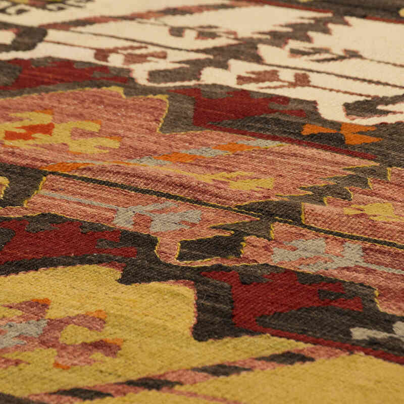 Corredor Vintage Afyon Kilim - 89 cm x 369 cm - K0077912