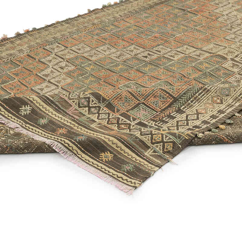 Vintage Anatolian Jijim Rug - 6' 1" x 10' 4" (73" x 124") - K0077914