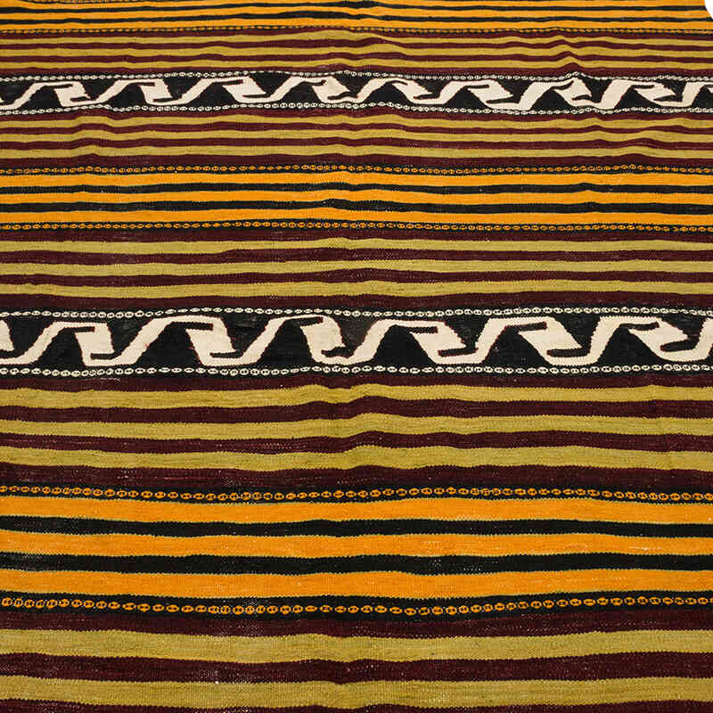 Vintage Konya Kilim Rug - 6' 2" x 10' 2" (74" x 122") - K0077922