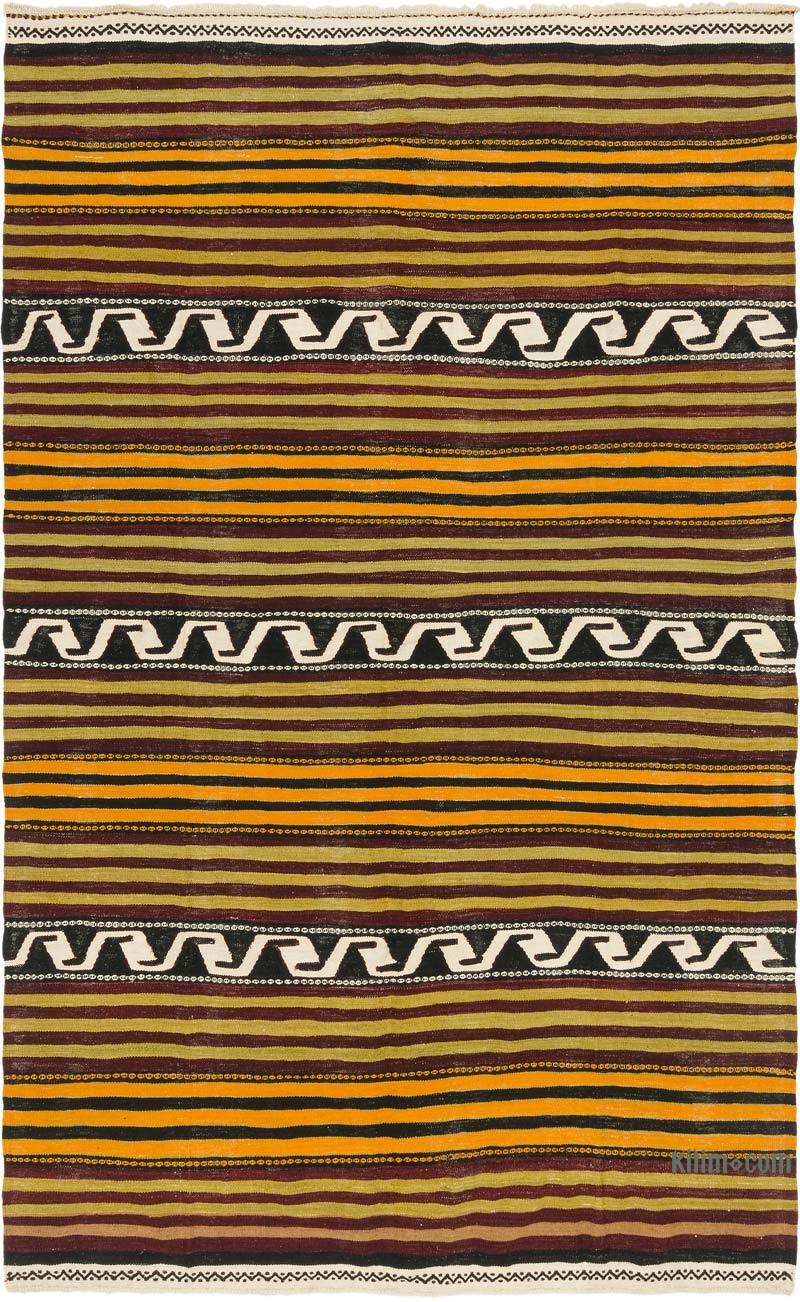 Vintage Konya Kilim Rug - 6' 2" x 10' 2" (74" x 122") - K0077922