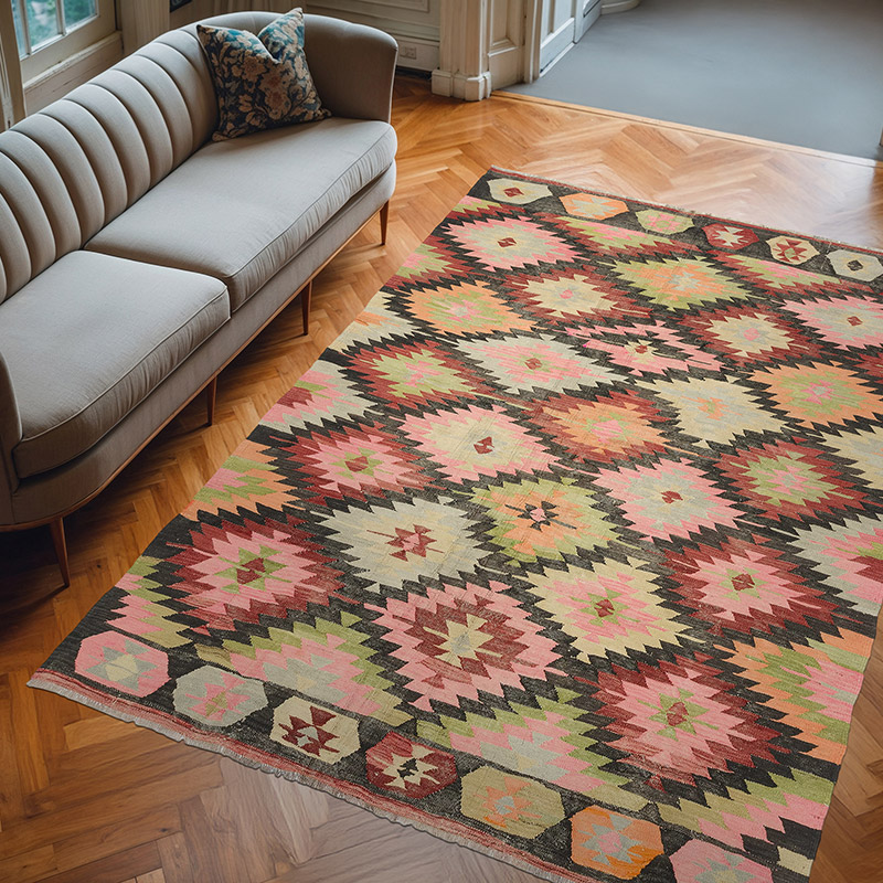 Alfombra Vintage Mihalic Kilim - 187 cm x 280 cm - K0077924