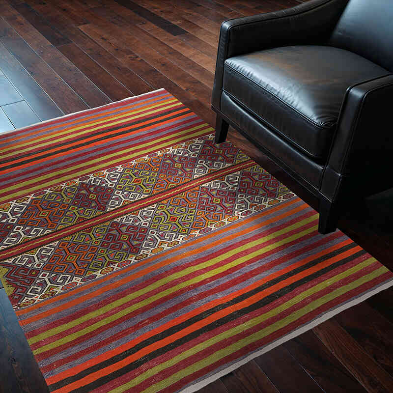 Afyon Kilimi - 125 cm x 146 cm - K0077925