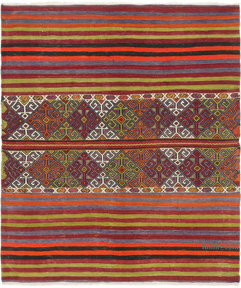 Afyon Kilimi - 125 cm x 146 cm - K0077925