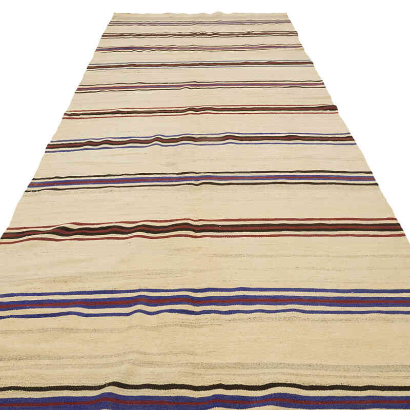 Corredor Vintage Anatolian Kilim - 134 cm x 377 cm - K0077927