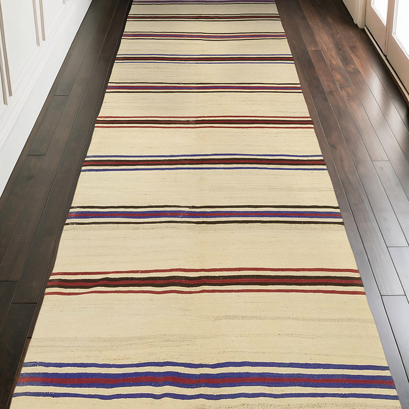Corredor Vintage Anatolian Kilim - 134 cm x 377 cm - K0077927