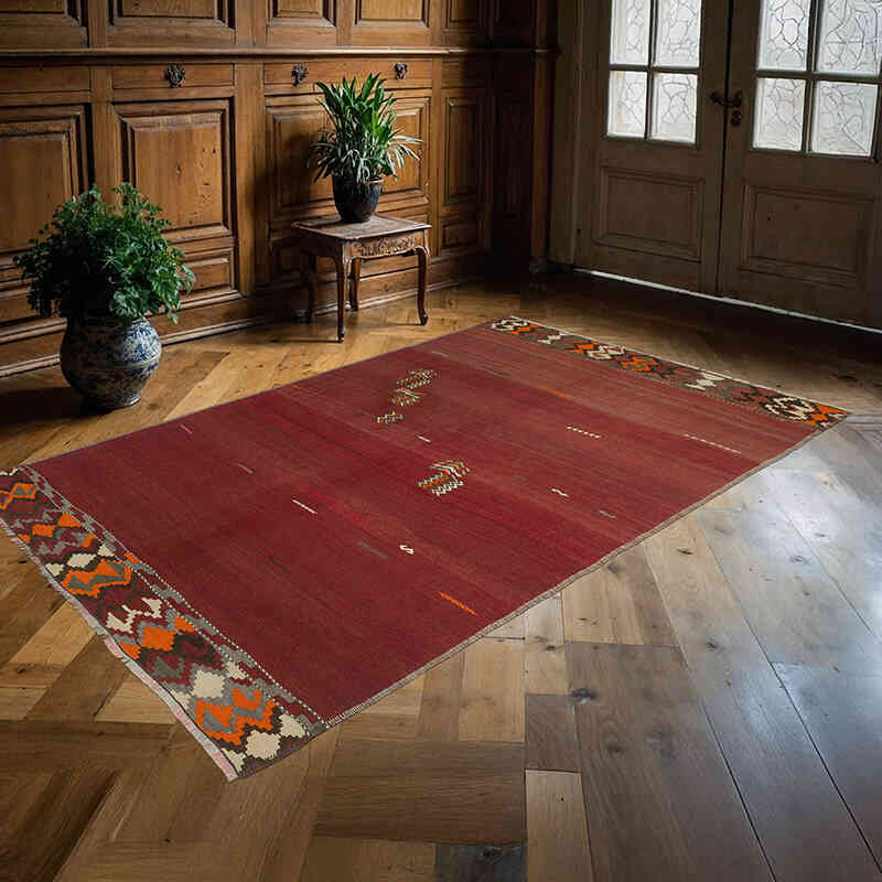 Alfombra Vintage Mihalic Kilim - 156 cm x 254 cm - K0077929