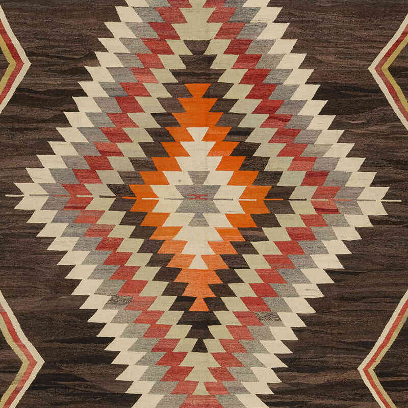 New Turkish Handwoven Kilim Rug - 10' 2" x 14' 1" (122" x 169") - K0077933