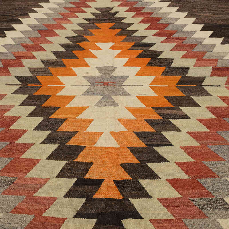 New Turkish Handwoven Kilim Rug - 10' 2" x 14' 1" (122" x 169") - K0077933