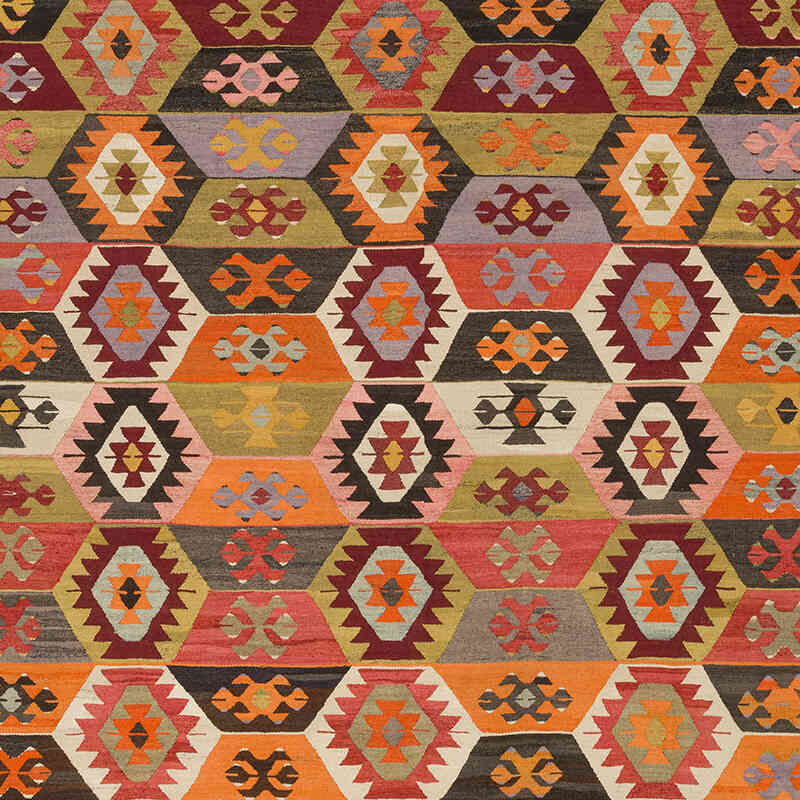 Yeni Kök Boya El Dokuma Kilim - 365 cm x 465 cm - K0077934