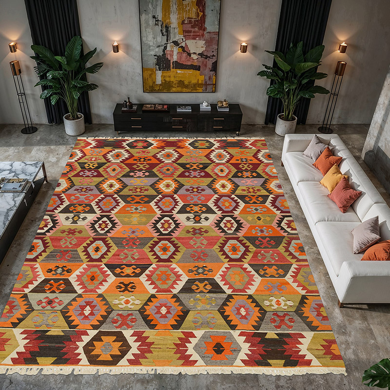 Yeni Kök Boya El Dokuma Kilim - 365 cm x 465 cm - K0077934