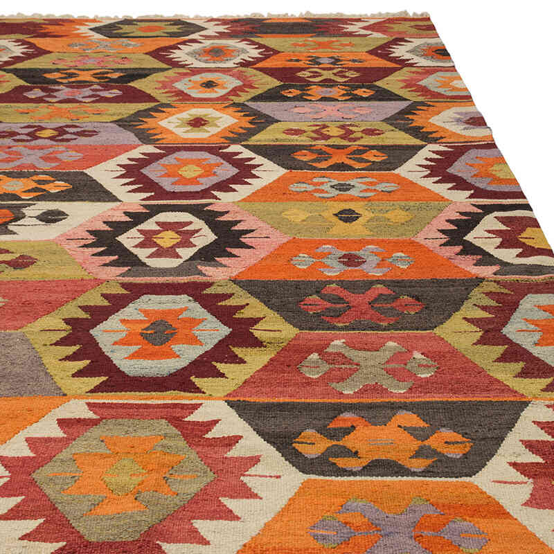 Yeni Kök Boya El Dokuma Kilim - 365 cm x 465 cm - K0077934