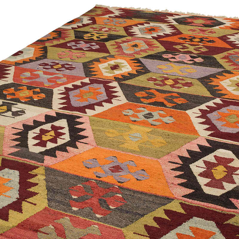Yeni Kök Boya El Dokuma Kilim - 365 cm x 465 cm - K0077934