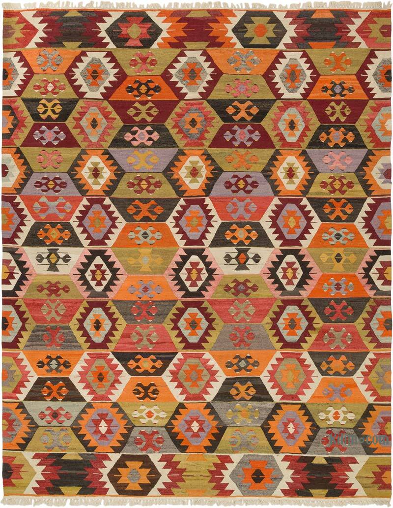 Yeni Kök Boya El Dokuma Kilim - 365 cm x 465 cm - K0077934