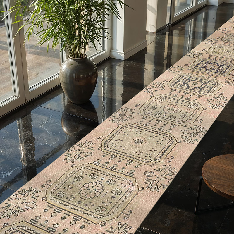 Vintage Anadolu Yolluk - 84 cm x 657 cm - K0077936