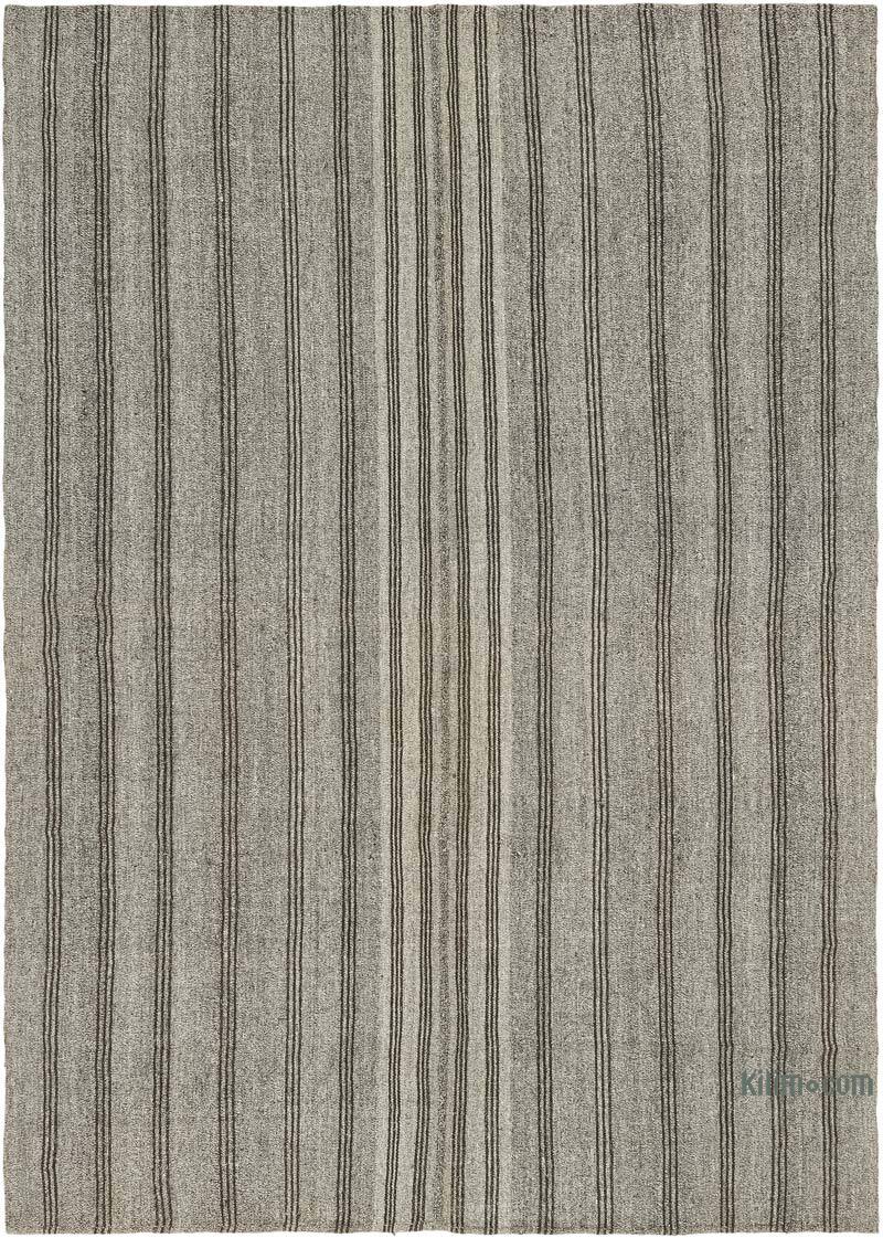 Vintage Anatolian Kilim Rug - 6' 9" x 9' 4" (81" x 112") - K0077937