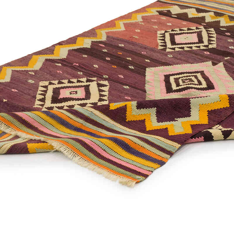 Vintage Milas Kilim Rug - 4' 9" x 6' 11" (57" x 83") - K0077944