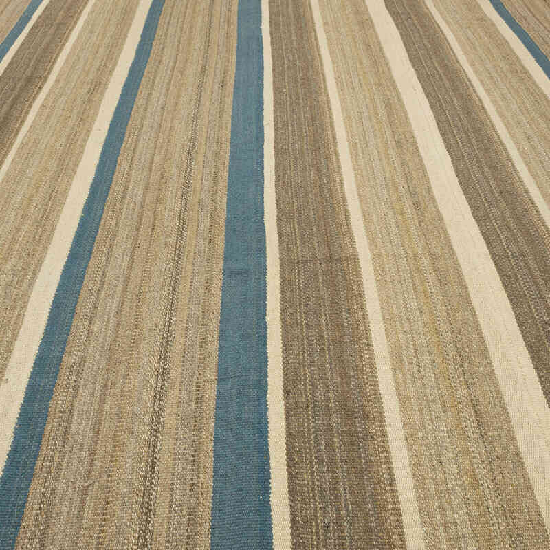 New Turkish Kilim Rug - 9' 11" x 13' 8" (119" x 164") - K0077950