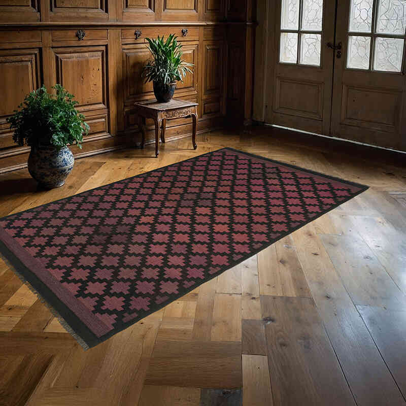 Vintage Özbek Kilimi - 151 cm x 266 cm - K0077960