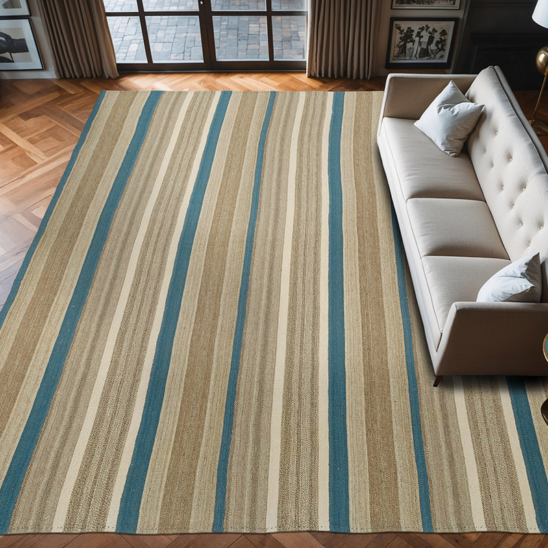 New Turkish Kilim Rug - 11'  x 13' 1" (132" x 157") - K0077962