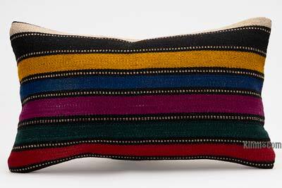 Kilim Pillow Cover - 1' 8" x 1'  (20" x 12")