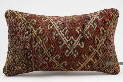 Kilim Pillow Cover - 1' 8" x 1'  (20" x 12")
