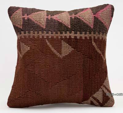 Kilim Pillow Cover - 1' 4" x 1' 4" (16" x 16")