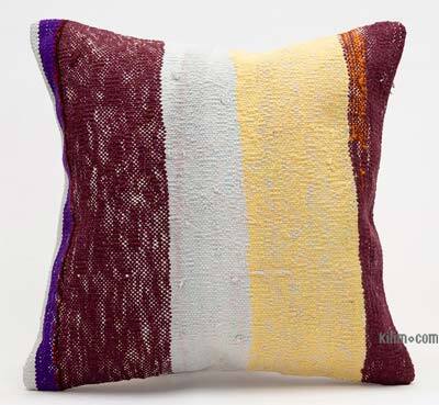 Kilim Pillow Cover - 1' 4" x 1' 4" (16" x 16")