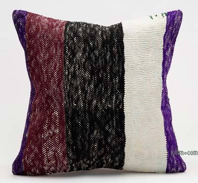 Kilim Pillow Cover - 1' 4" x 1' 4" (16" x 16")