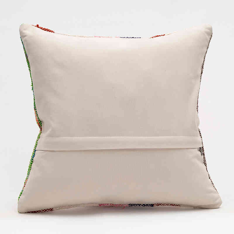 Kilim Pillow Cover - 1' 4" x 1' 4" (16" x 16") - K0078207