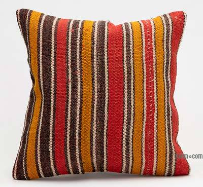 Kilim Pillow Cover - 1' 4" x 1' 4" (16" x 16")