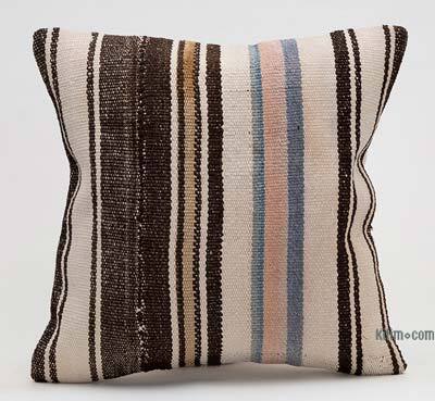 Kilim Pillow Cover - 1' 4" x 1' 4" (16" x 16")