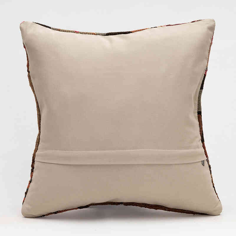 Kilim Pillow Cover - 1' 4" x 1' 4" (16" x 16") - K0078291