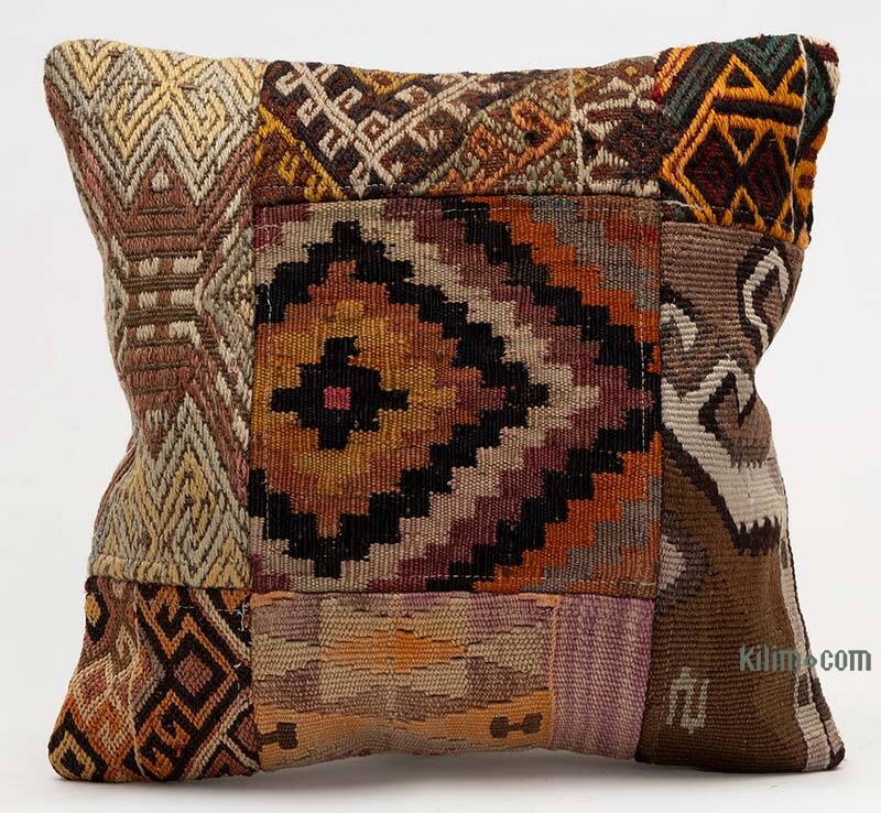Kilim Yastık Kılıfı - 40 cm x 40 cm - K0078297
