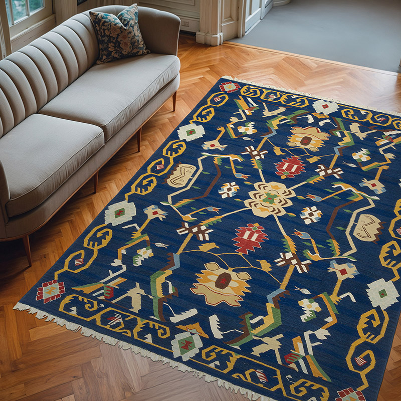 Yeni Kök Boya El Dokuma Kilim - 232 cm x 308 cm - K0078319