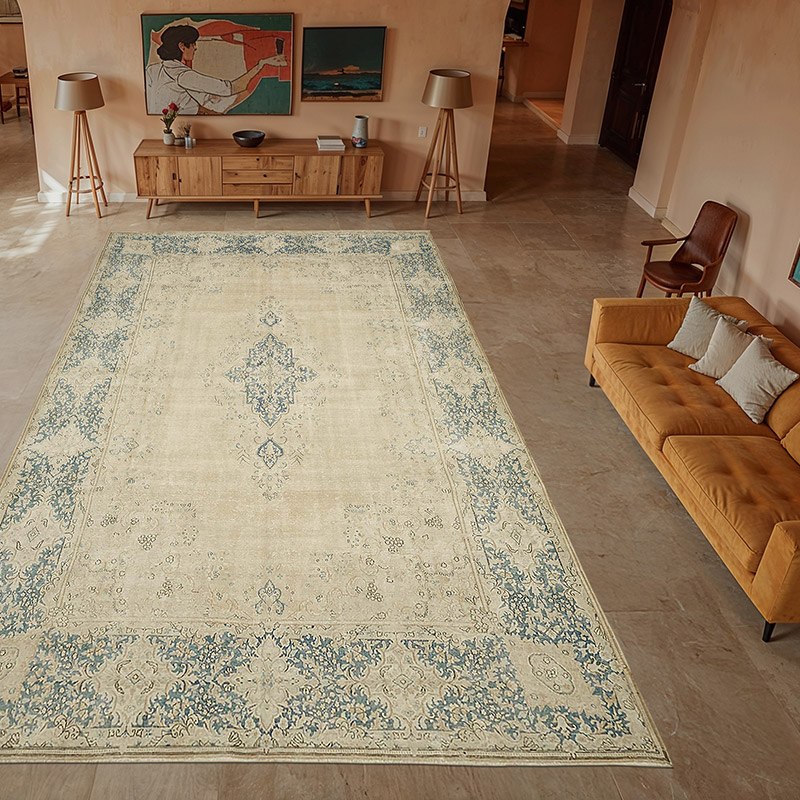El Dokuma Vintage Halı - 295 cm x 495 cm - K0078332