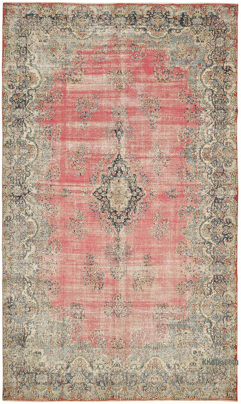 El Dokuma Vintage Halı - 305 cm x 508 cm - K0078333