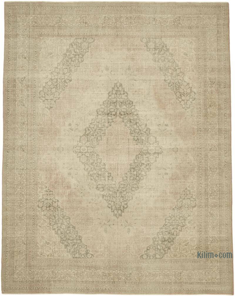 El Dokuma Vintage Halı - 301 cm x 393 cm - K0078347