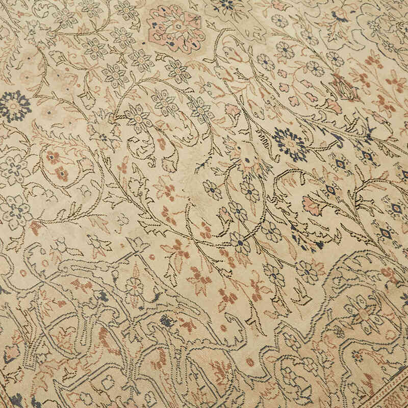 Vintage Hand-Knotted Oriental Rug - 10' 2" x 14' 6" (122" x 174") - K0078348